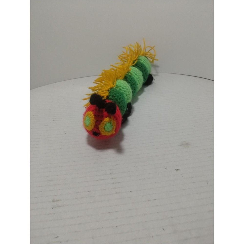 Crochet Hungry Caterpillar handmade